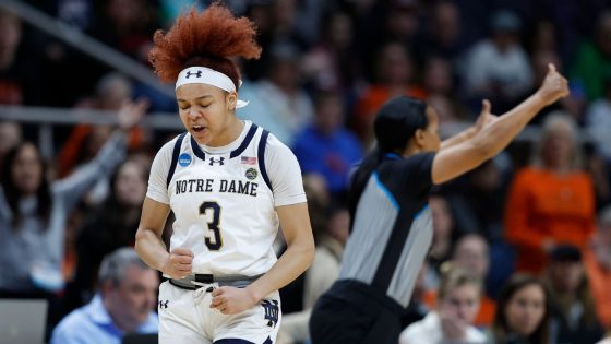 ND’s Hidalgo rips refs for forcing her to miss time to get nose ring out – MASHAHER