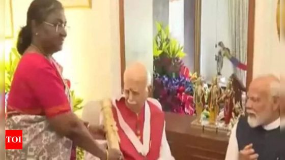 President Murmu confers Bharat Ratna on BJP stalwart LK Advani at his residence | India News – MASHAHER