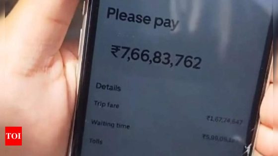 ‘Travelled from Mars?’: Noida man gets Rs 7.66 crore bill for Rs 62 auto ride | Delhi News – MASHAHER