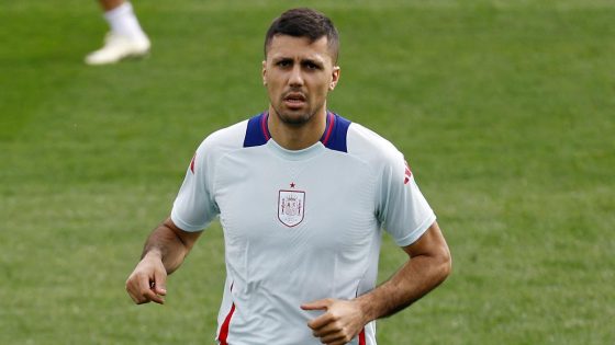 Rodri absent from Spain’s practice session before Brazil clash – MASHAHER