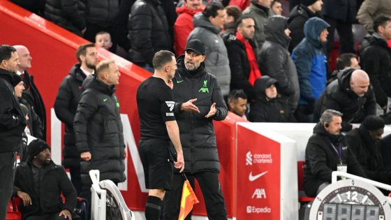 VIDEO: “What must you have for lunch if you think that’s not clear and obvious” – Klopp blasts VAR officials after draw vs Man City – MASHAHER