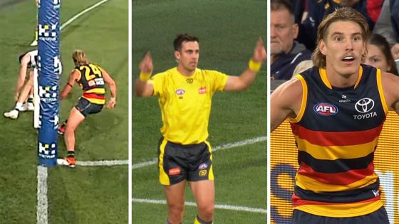 Mass umpire indecision during first quarter of Adelaide Crows vs Geelong Cats clash – MASHAHER