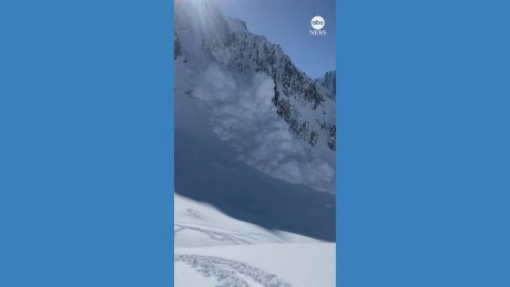 WATCH: Avalanche near skiers in French Alps caught on camera – MASHAHER