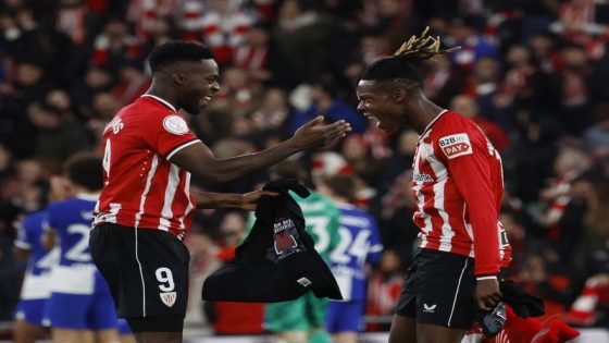 Football: Soccer-Williams brothers lead Bilbao into Cup final – MASHAHER