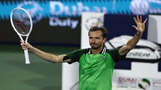 Tennis: ATP roundup: Daniil Medvedev cruises into Dubai semis – MASHAHER