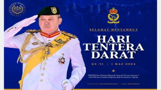 King conveys 91st anniversary wishes to Malaysian army – MASHAHER