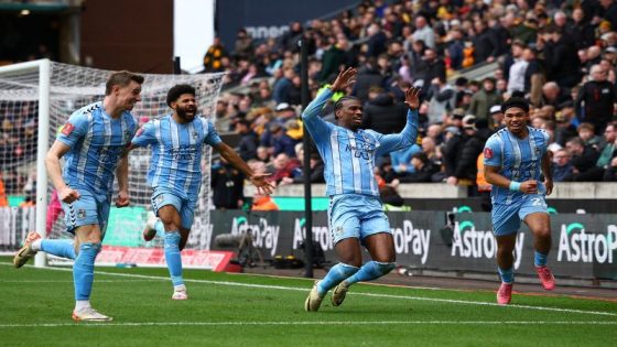 Football: Soccer-Coventry stun Wolves with two injury-time goals to reach FA Cup semis – MASHAHER