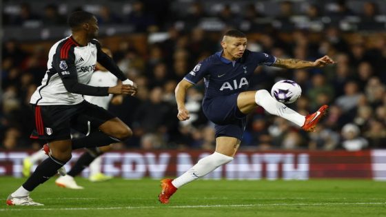 Football: Soccer – Lacklustre Tottenham slump to heavy defeat at Fulham – MASHAHER