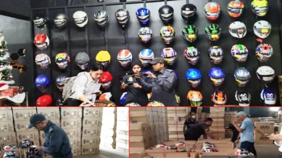 Fake ‘Arai’ helmets worth over RM70,000 seized in Penang raid – MASHAHER