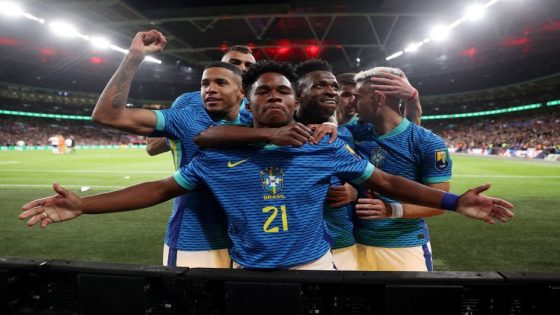 Football: Soccer-Brazil boss predicts big things for teenager Endrick after England win – MASHAHER