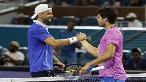 Tennis: Tennis-Alcaraz says Dimitrov made him feel like a 13-year-old in Miami masterclass – MASHAHER