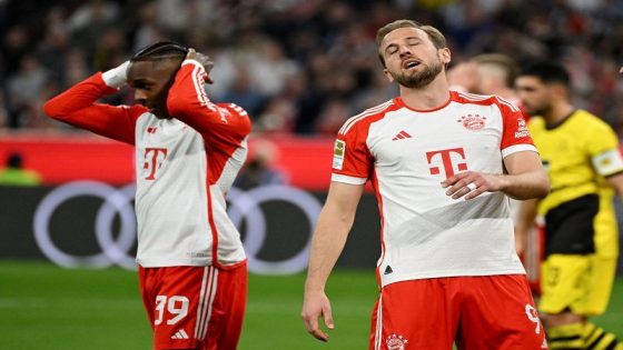 Football: Soccer-Bayern Munich’s title hopes in tatters after 2-0 loss to Dortmund – MASHAHER