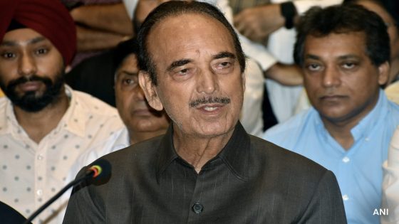 Ghulam Nabi Azad May Contest From Kashmir, First Popularity Test After Quitting Congress – MASHAHER