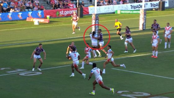 Bunker obstruction rulings, Dragons v Sea Eagles, Moses Suli no try, Kasey Badger, Ashley Klein, Roosters no try, Trent Robinson – MASHAHER