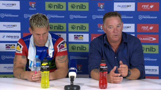 North Queensland Cowboys defeat Newcastle Knights, Knights press conference, Adam O’Brien, Kalyn Ponga, reaction – MASHAHER