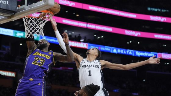 LeBron James and Lakers wowed by Victor Wembanyama, but their coach is frustrated in win – MASHAHER