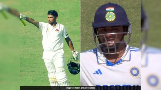 Sarfaraz Khan’s Brother Musheer Breaks Sachin Tendulkar’s Historic Record In Ranji Trophy Final – MASHAHER