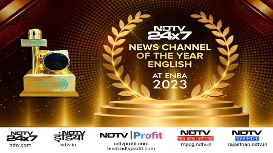 NDTV Wins ‘Best English News Channel Of The Year’ At ENBA 2023 – MASHAHER