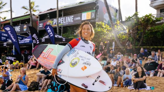 Sally Fitzgibbons narrowly misses out on qualifying for Olympic Games despite win at ISA World Surfing Games – MASHAHER