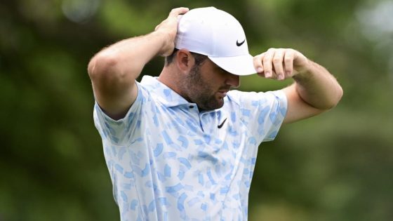 Watch: Scottie Scheffler misses putt from 1ft 10in as record-breaking run ends – MASHAHER