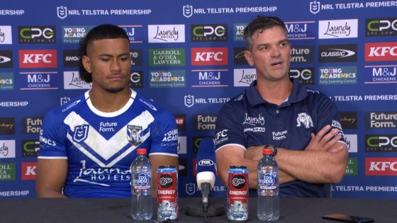 Cameron Ciraldo, press conference, video, referee decisions, Viliame Kikau no-try, Bulldogs vs Sharks, Briton Nikora sin bin – MASHAHER