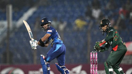 Nissanka century helps Sri Lanka chase down Bangladesh and level ODI series – MASHAHER