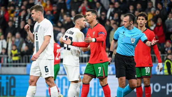 SVN vs POR: Ronaldo-led Portugal loses 2-0 to Slovenia in international friendly – MASHAHER