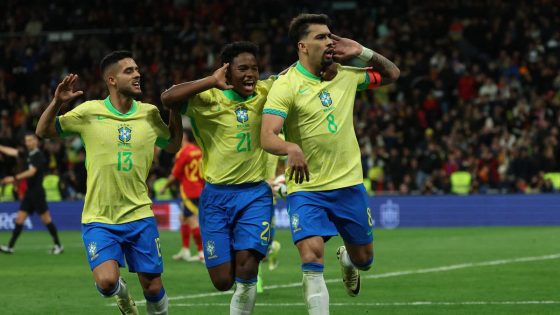 ESP vs BRA: Paqueta scores last-minute penalty for Brazil in a six-goal thrilling draw against Spain – MASHAHER