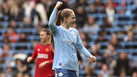 WSL 2023-24: Jess Park double fires Manchester City to derby win over United and top of league – MASHAHER