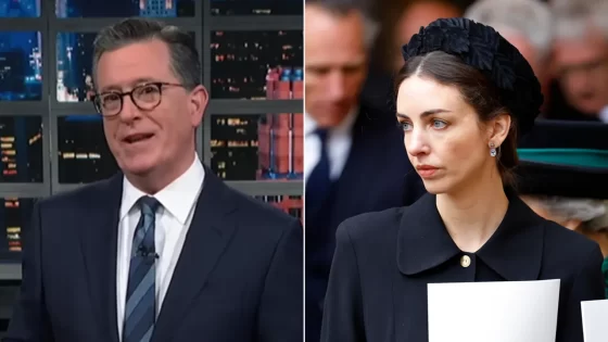 Stephen Colbert sent legal notice by Rose Hanbury over Prince William alleged affair jokes: Report – MASHAHER