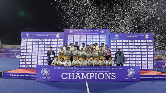 Hockey Haryana crowned champions of the 14th Hockey India Senior Women National Championship – MASHAHER