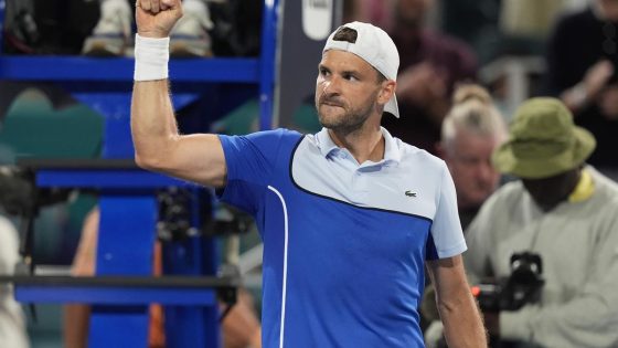 Miami Open 2024: Grigor Dimitrov ousts top-seeded Carlos Alcaraz; Rybakina outlasts Azarenka – MASHAHER