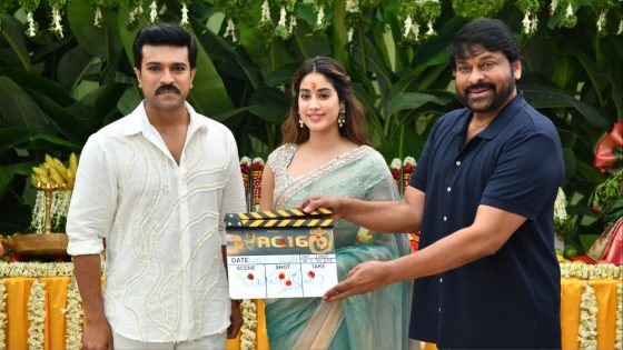 ‘RRR’ Star Ram Charan’s 16th Film Launched by Chiranjeevi – MASHAHER