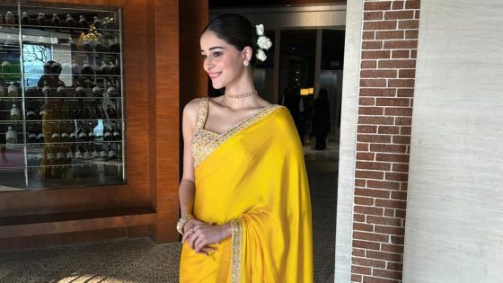 Ananya Panday's saree love – MASHAHER