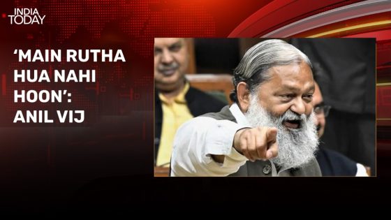 ‘No one reached out’: Ex-Haryana Home Minister Anil Vij after being dropped – MASHAHER