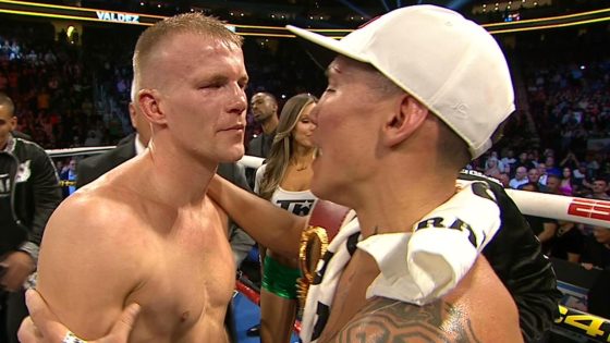 Liam Wilson def by Oscar Valdez, Valdez reveals classy post-fight pep talk to Wilson, fight wrap, highlights, latest, updates – MASHAHER