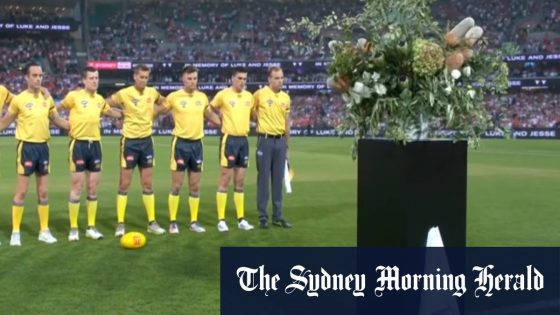 AFL paids tribute to fallen umpire – MASHAHER