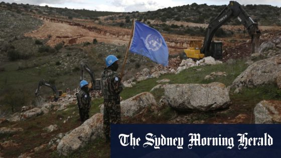 Australian among UN peacekeepers wounded by shell in Lebanon, UN says – MASHAHER