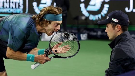 Andrey Rublev defaulted from Alexander Bublik semi-final in Dubai for blow-up at line judge, video, results, what did he say – MASHAHER