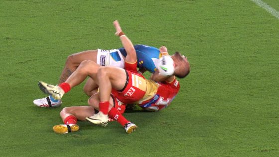 Max Plath hip drop tackle on Philip Sami, Gold Coast Titans vs Dolphins, video, highlights – MASHAHER