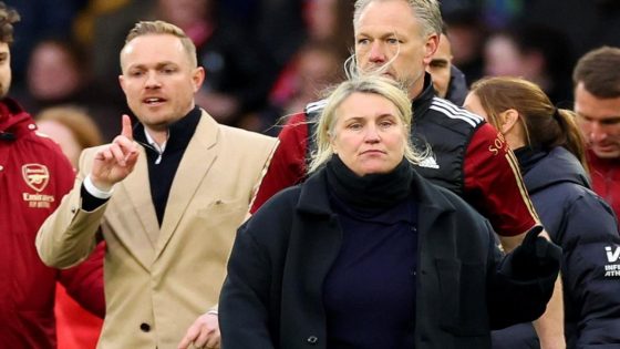 Emma Hayes blasts Jonas Eidevall’s ‘male aggression’ after Chelsea lose League Cup final to Arsenal – MASHAHER