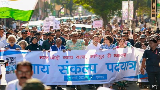 Actor Swara Bhasker Joins Rahul Gandhi’s ‘Nyay Sankalp Padyatra’ In Mumbai, Bharat Jodo Yatra, Bharat Jodo Nyay Yatra – MASHAHER