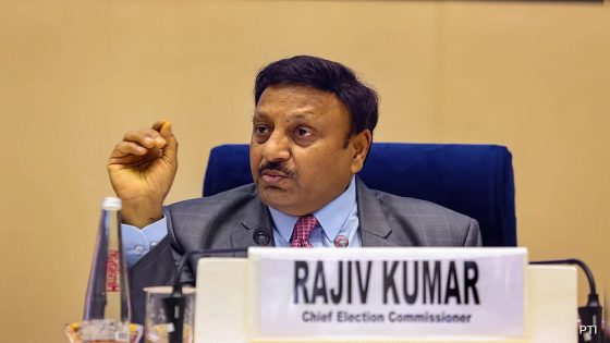 Chief Election Commissioner Rajiv Kumar – MASHAHER