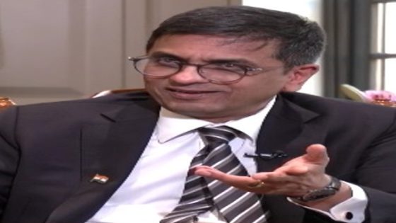 Chief Justice of India DY Chandrachud Exclusive – MASHAHER