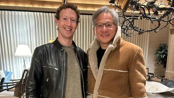 Nvidia CEO Jensen Huang is tech world’s Taylor Swift, says Mark Zuckerberg – MASHAHER