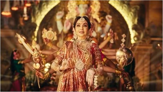 Nita Ambani’s mesmerising dance performance on Vishwambhari Stuti in Jamnagar. Watch video – MASHAHER