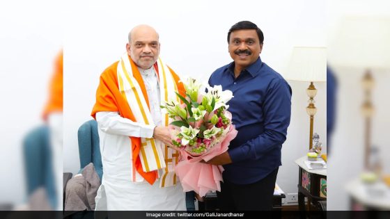 Mining Baron Janardhana Reddy Rejoins BJP – MASHAHER