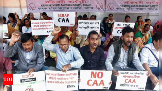 After 4 years, Assam again sees anti-CAA protests | India News – MASHAHER