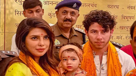 Actor Priyanka Chopra Prays At Ayodhya Ram Mandir With Husband Nick Jonas, Daughter Malti Marie Jonas – MASHAHER