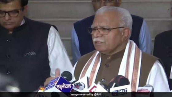 ML Khattar On BJP’s Haryana Revamp – MASHAHER